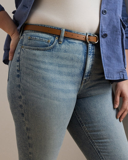 Ralph Lauren HighRise Straight Ankle Jean
