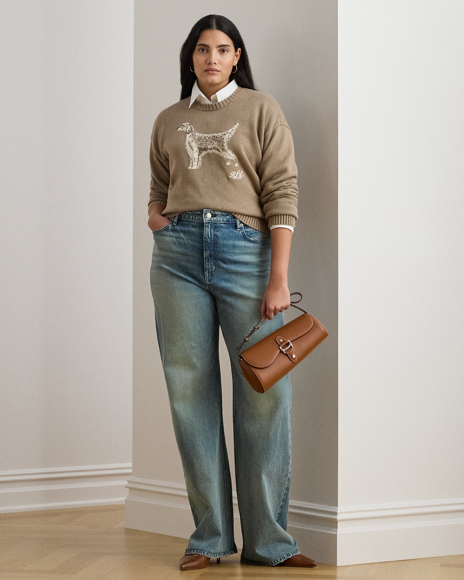 Ralph Lauren IntarsiaKnit English Setter Sweater