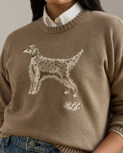 Ralph Lauren IntarsiaKnit English Setter Sweater