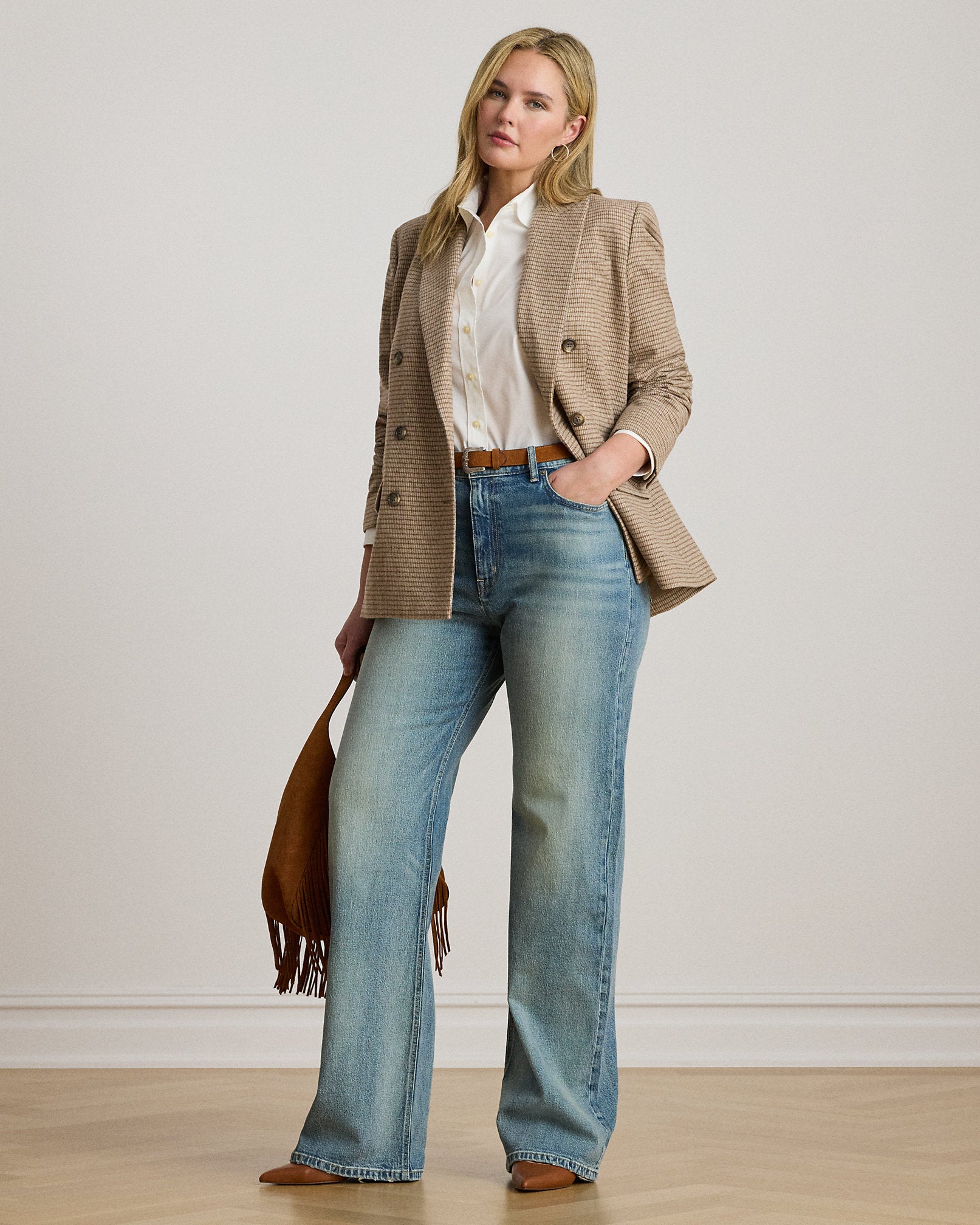 Ralph Lauren DoubleBreasted WoolBlend Twill Blazer