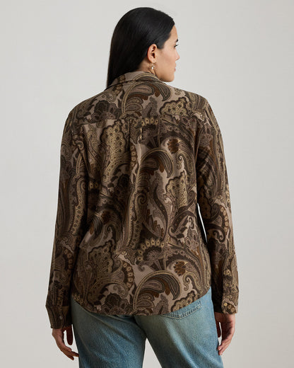 Ralph Lauren Slim Fit Paisley Jersey Shirt