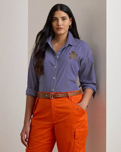 Ralph Lauren Relaxed Fit Striped Broadcloth Shirt
