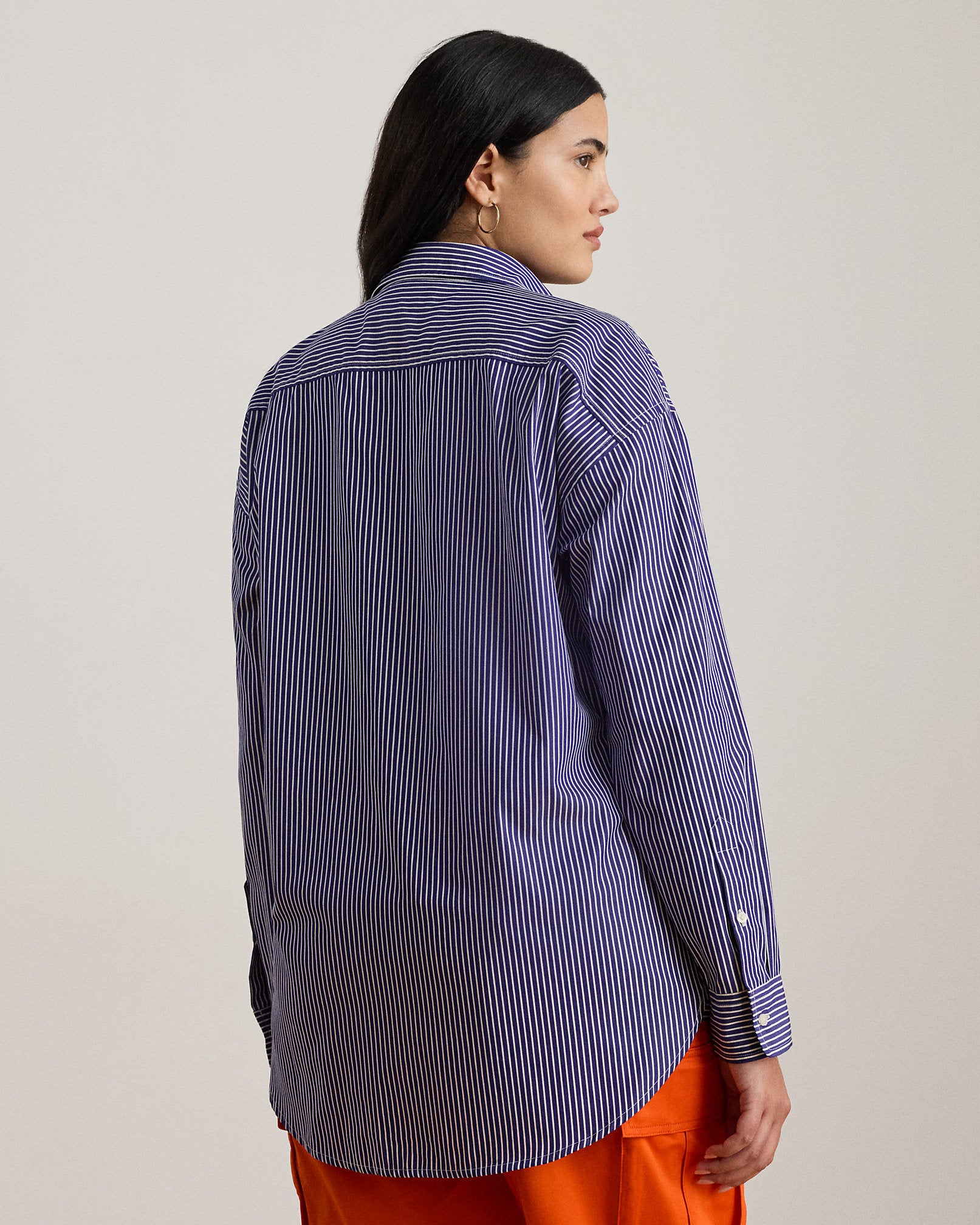 Ralph Lauren Relaxed Fit Striped Broadcloth Shirt