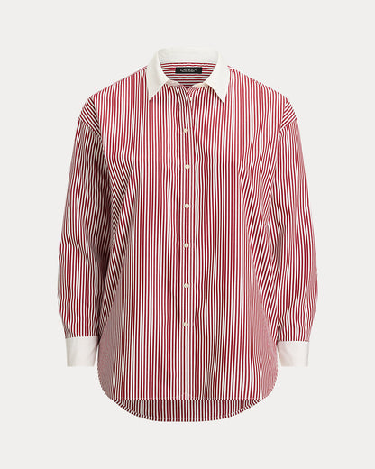 Ralph Lauren Striped Cotton Broadcloth Shirt
