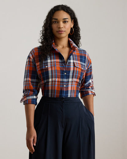 Ralph Lauren Plaid Cotton Twill Shirt