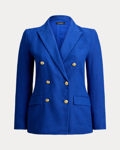 Ralph Lauren DoubleBreasted LinenCotton Blazer