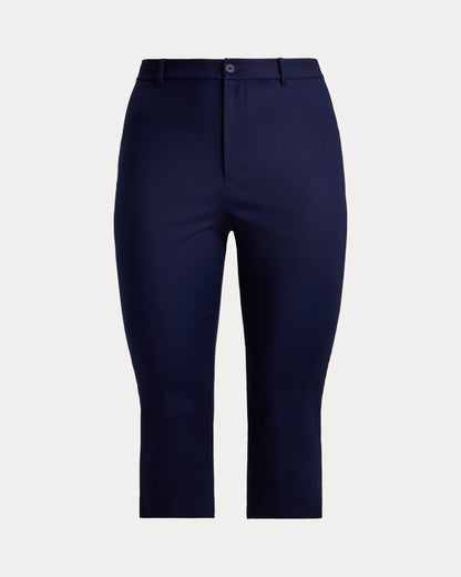 Ralph Lauren DoubleFaced Stretch Cotton Capri Pant