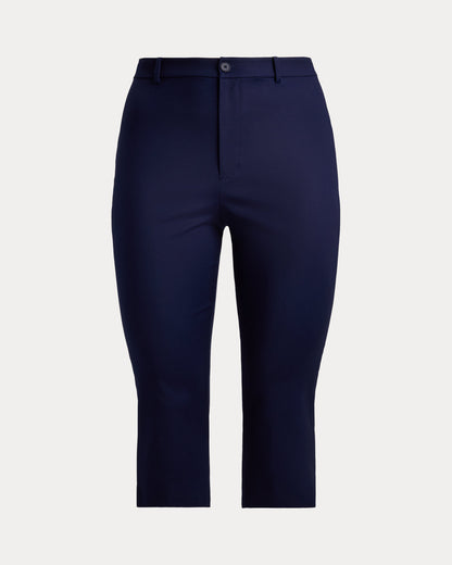 Ralph Lauren DoubleFaced Stretch Cotton Capri Pant