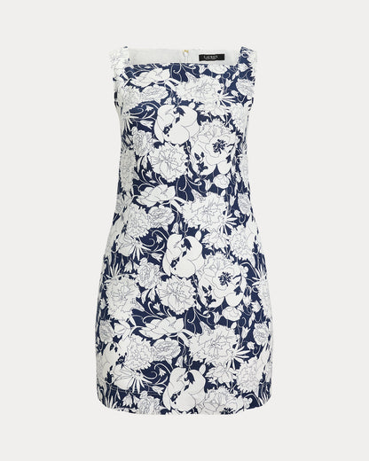 Ralph Lauren Floral Linen Sleeveless Dress