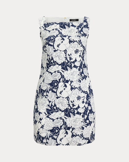 Ralph Lauren Floral Linen Sleeveless Dress