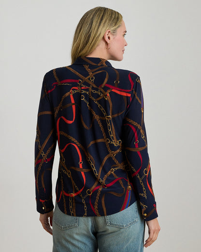 Ralph Lauren Slim Fit BeltingPrint Jersey Shirt