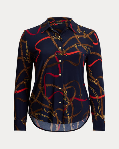 Ralph Lauren Slim Fit BeltingPrint Jersey Shirt