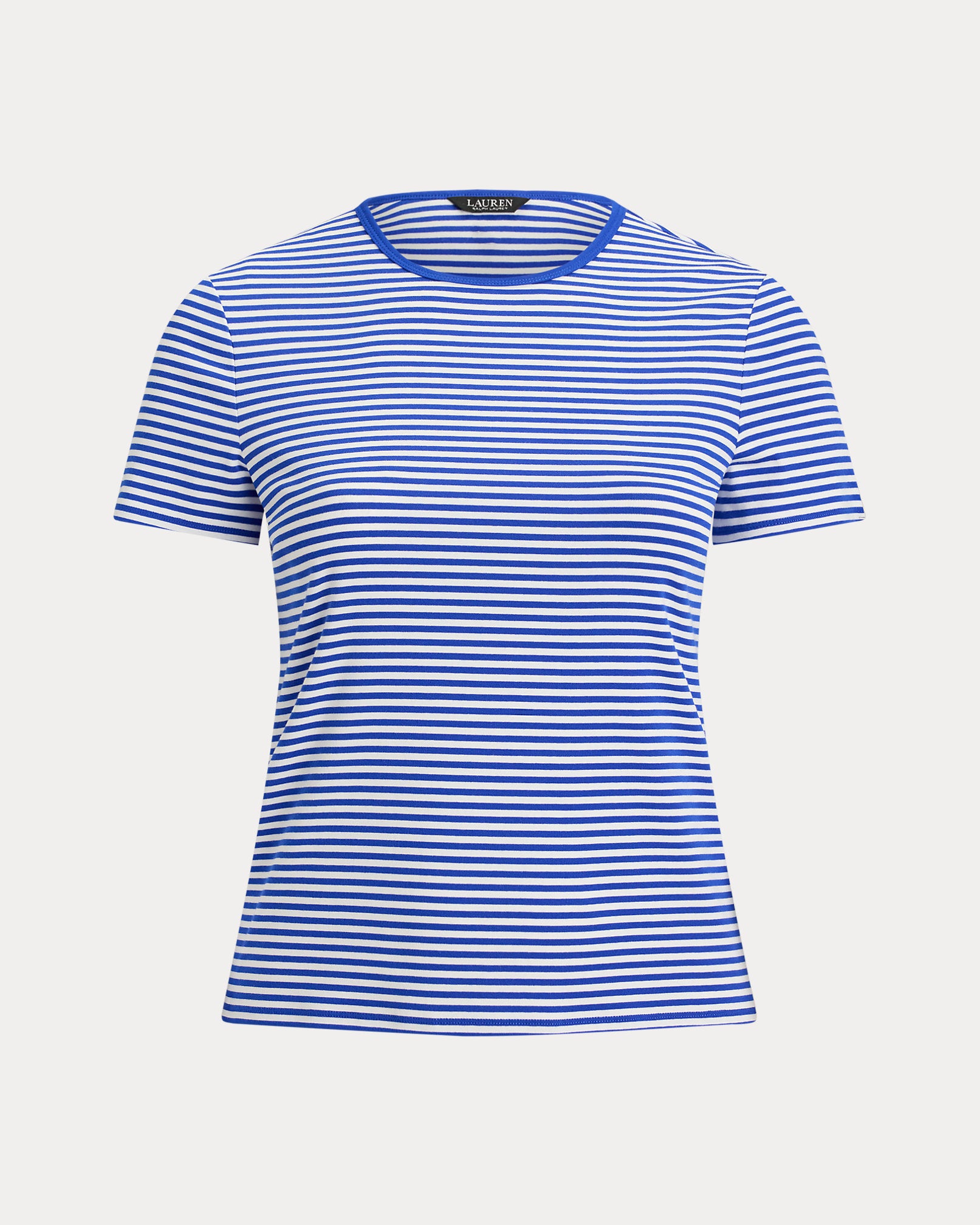 Ralph Lauren Striped Stretch Cotton Crewneck Tee
