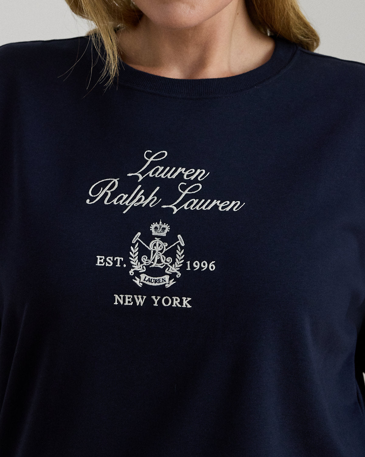 Ralph Lauren EmbroideredCrest Fleece Pullover