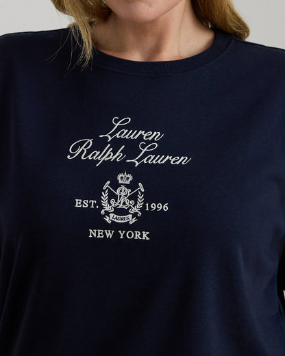 Ralph Lauren EmbroideredCrest Fleece Pullover