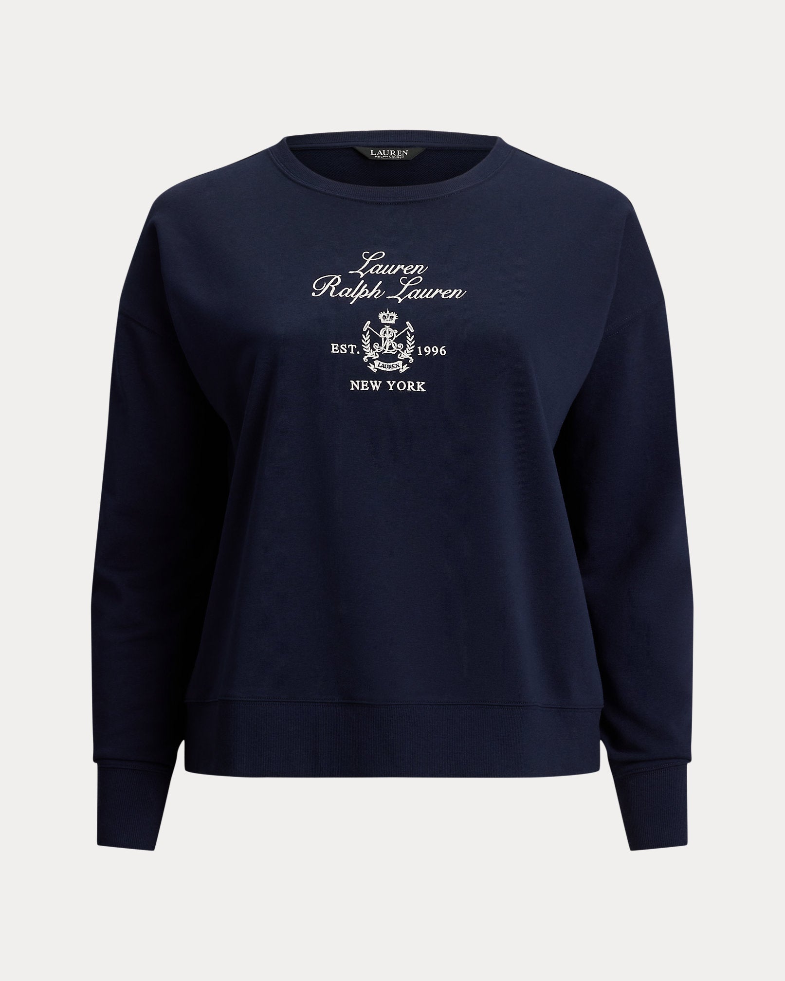 Ralph Lauren EmbroideredCrest Fleece Pullover