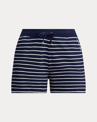 Ralph Lauren Striped French Terry Drawcord Short