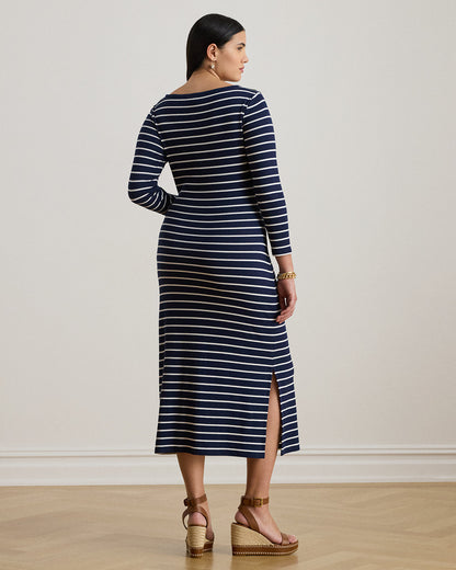 Ralph Lauren Striped TieFront CottonBlend Dress