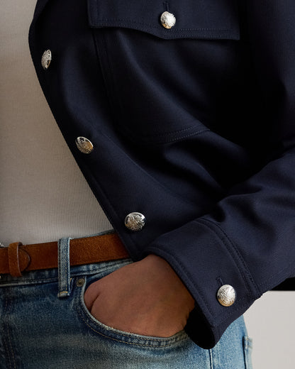Ralph Lauren Cropped WoolBlend Twill Jacket