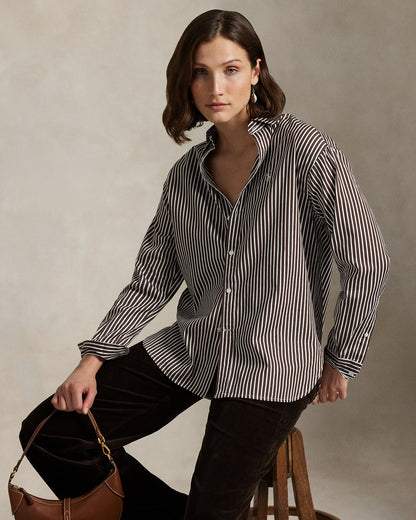 Ralph Lauren Relaxed Fit Striped Cotton Shirt
