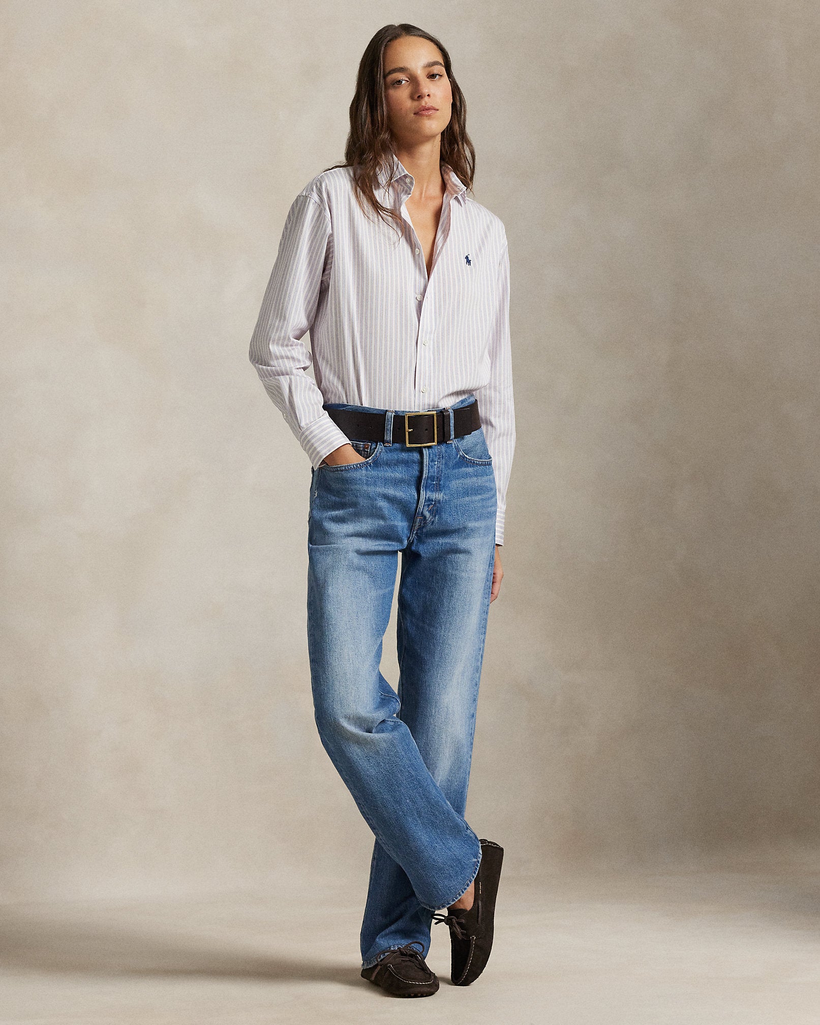 Ralph Lauren Relaxed Fit Striped Cotton Shirt