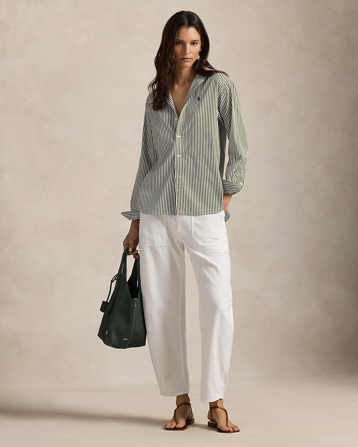 Ralph Lauren Relaxed Fit Striped Cotton Shirt