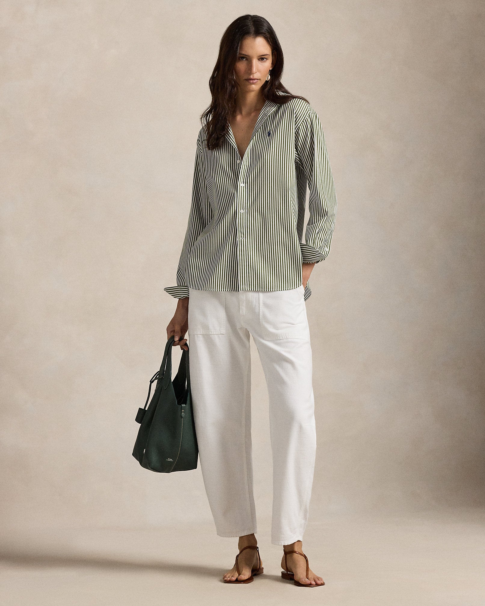 Ralph Lauren Relaxed Fit Striped Cotton Shirt