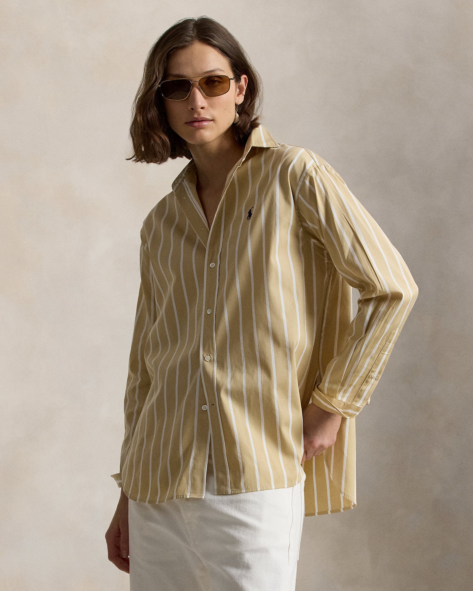 Ralph Lauren Relaxed Fit Striped Cotton Shirt