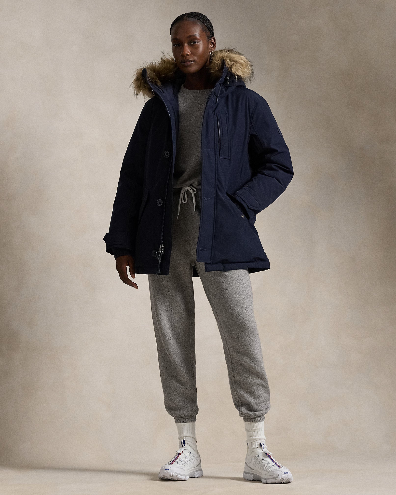 Ralph Lauren FauxFurTrim Down Parka