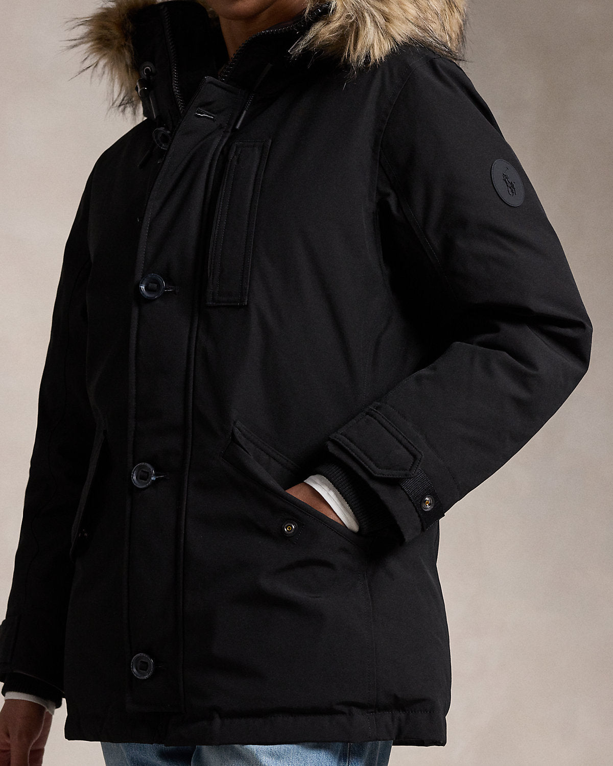 Ralph Lauren FauxFurTrim Down Parka