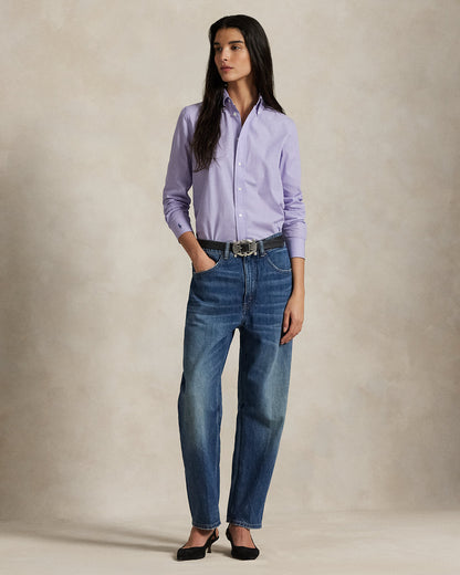 Ralph Lauren EndOnEnd Stretch Slim Fit Cotton Shirt