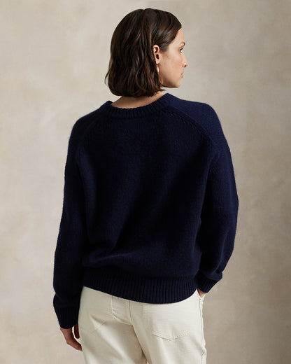 Ralph Lauren Cashmere High VNeck Sweater