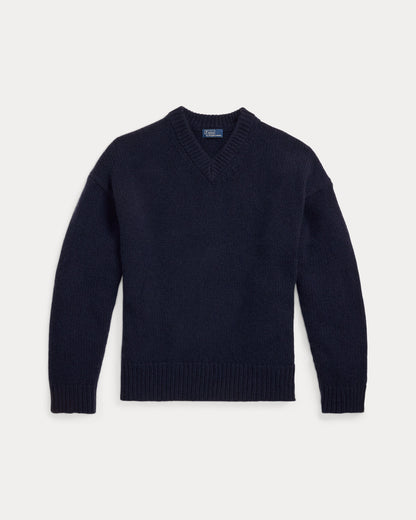 Ralph Lauren Cashmere High VNeck Sweater