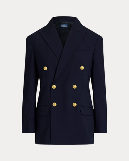 Ralph Lauren DoubleBreasted Stretch Wool Blazer