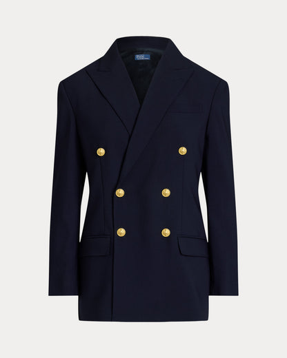 Ralph Lauren DoubleBreasted Stretch Wool Blazer