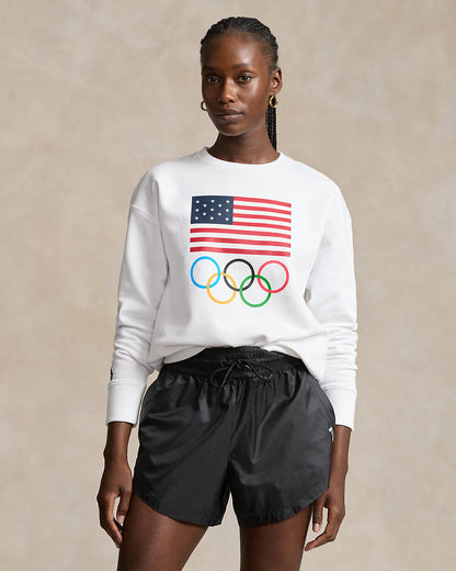 Ralph Lauren Team USA Graphic Fleece Crewneck