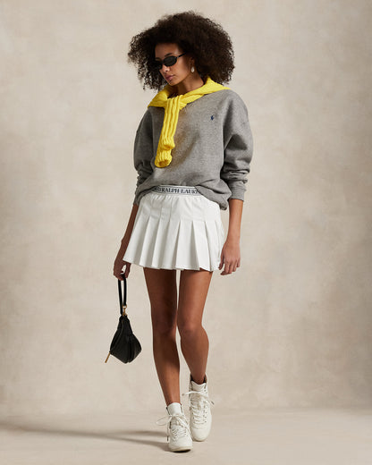 Ralph Lauren PiquÃ© Mesh Pleated Skort