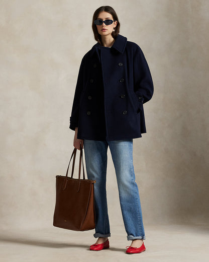 Ralph Lauren Wool Melton Peacoat