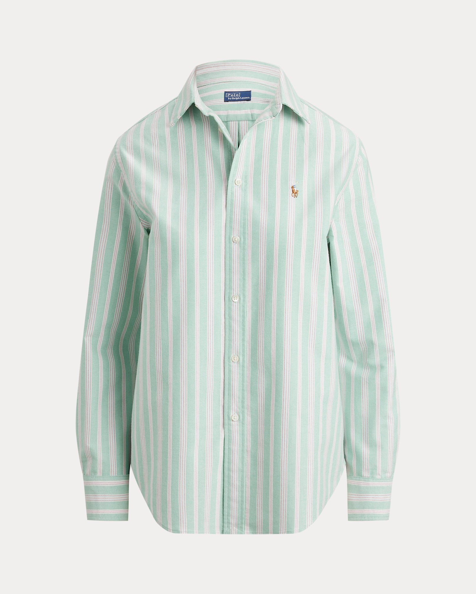 Ralph Lauren Classic Fit Striped Cotton Oxford Shirt