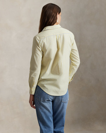 Ralph Lauren Classic Fit Striped Cotton Oxford Shirt