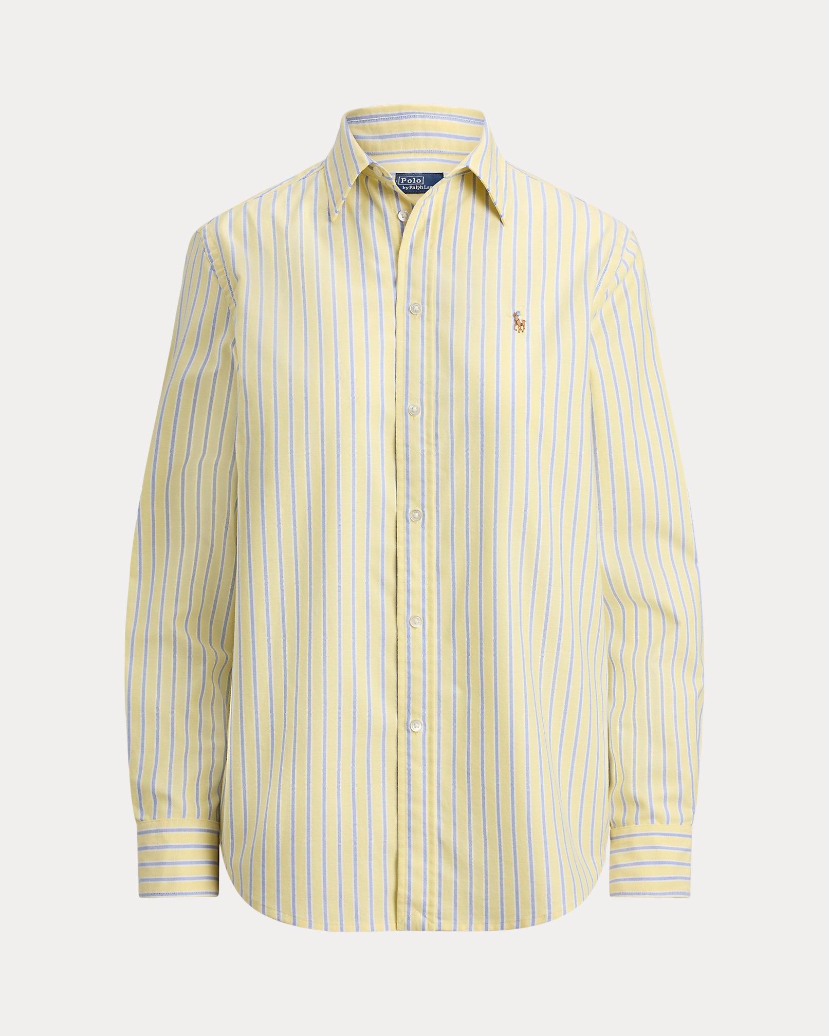 Ralph Lauren Classic Fit Striped Cotton Oxford Shirt