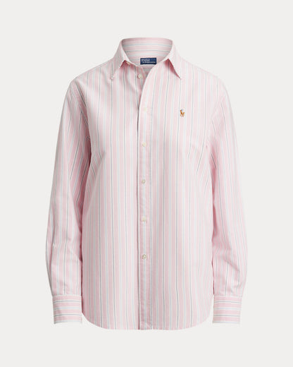 Ralph Lauren Classic Fit Striped Cotton Oxford Shirt