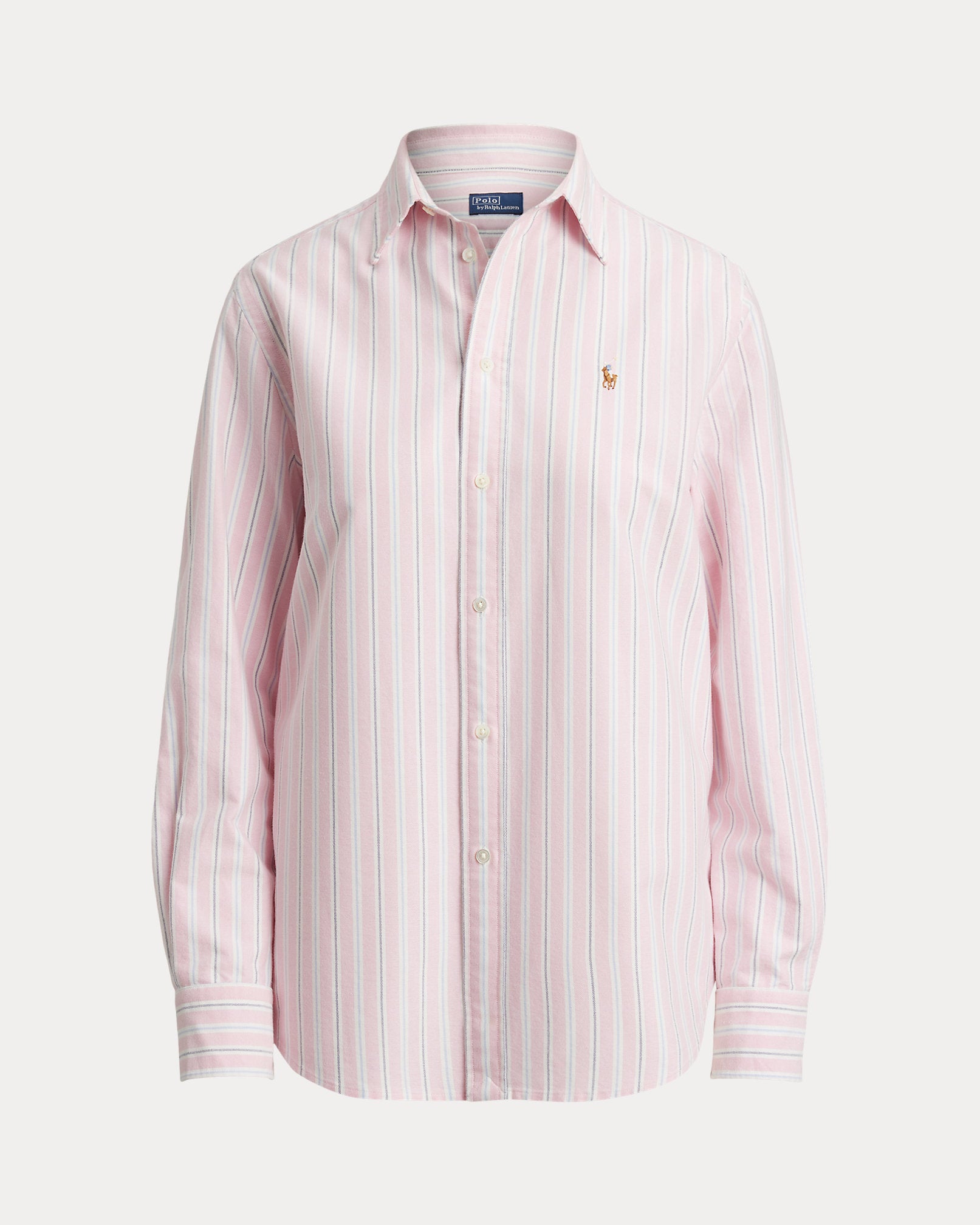 Ralph Lauren Classic Fit Striped Cotton Oxford Shirt
