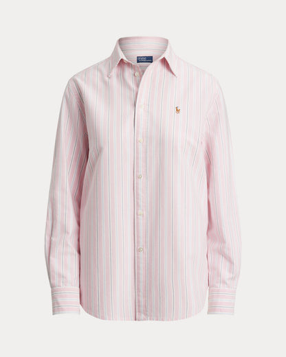 Ralph Lauren Classic Fit Striped Cotton Oxford Shirt