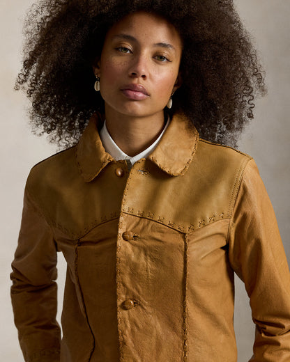 Ralph Lauren Western Leather Shirt Jacket
