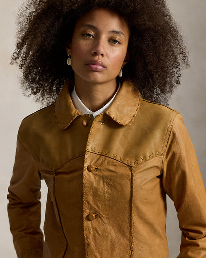 Ralph Lauren Western Leather Shirt Jacket