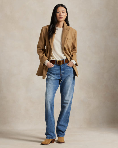 Ralph Lauren DoubleBreasted Wool Melton Blazer
