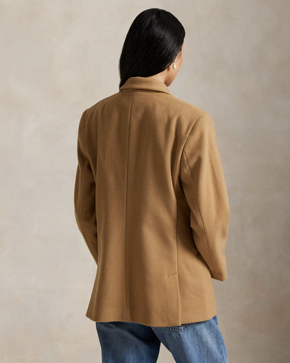 Ralph Lauren DoubleBreasted Wool Melton Blazer