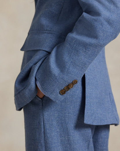 Ralph Lauren SingleBreasted LinenCotton Blazer