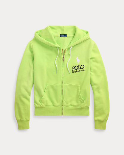 Ralph Lauren Big Pony Lightweight Fleece Zip Hoodie